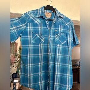 RAFTER C stretch snap up shirt